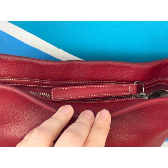 EUC Y2k Vintage Coach Red Bucket Bag Style 9186 - Picture 8 of 10